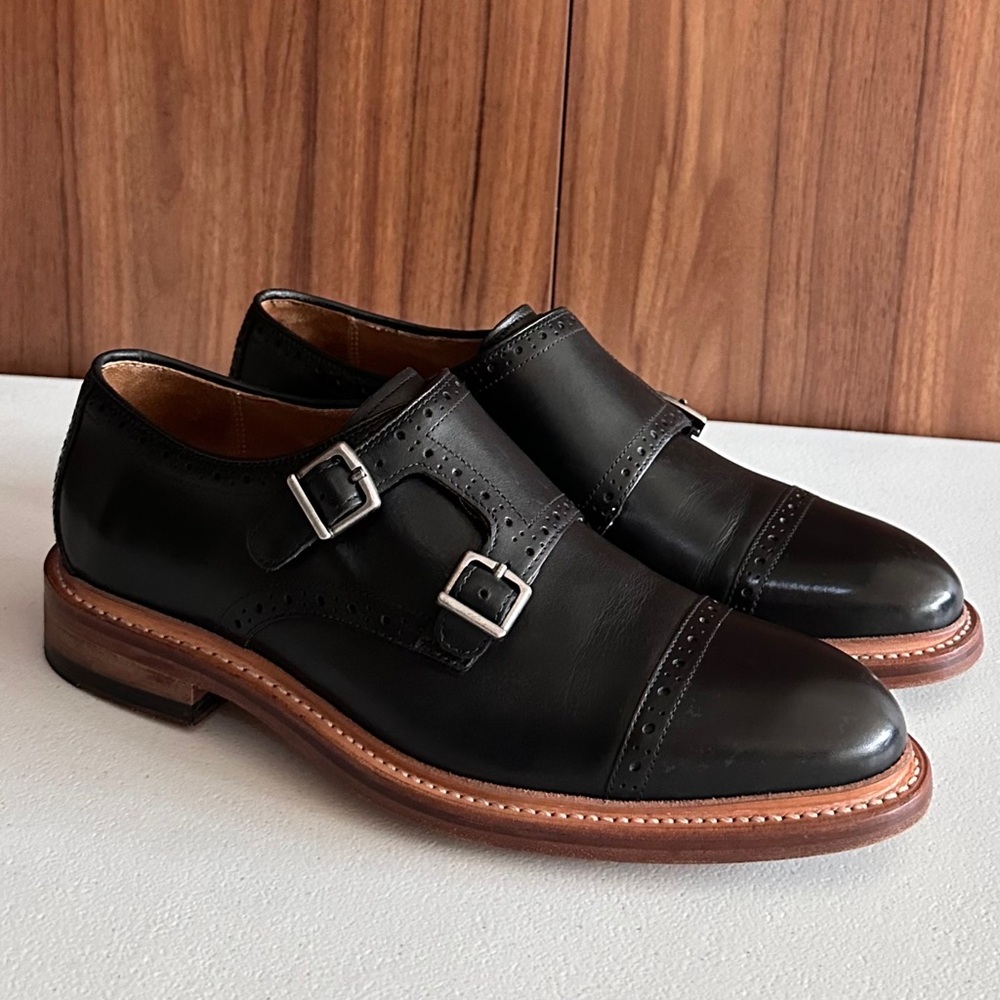 Bostonian Men’s Somerville Mix Monk-Strap Loafer Size 7m